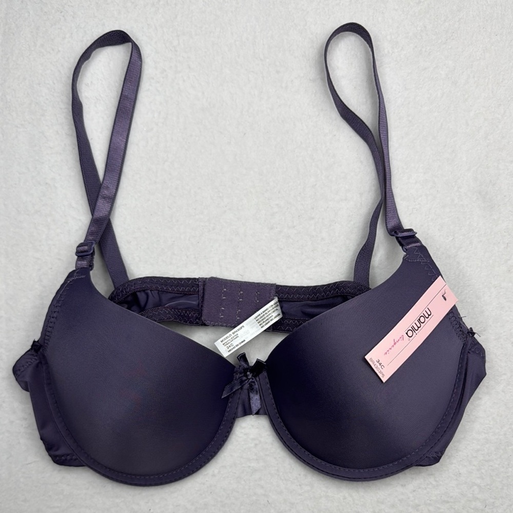Mamia Purple Underwire Bra with Molded Cups